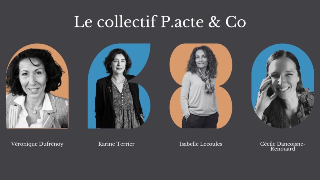 Membres du collectif P.acte & Co présentation annuelle équipe entreprise moderne